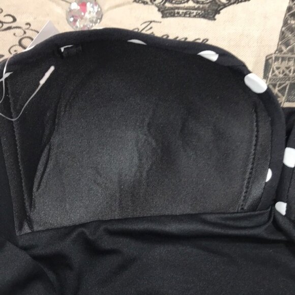 Kate Spade NY Strapless Polka Dot Print Swimsuit - Picture 7 of 7